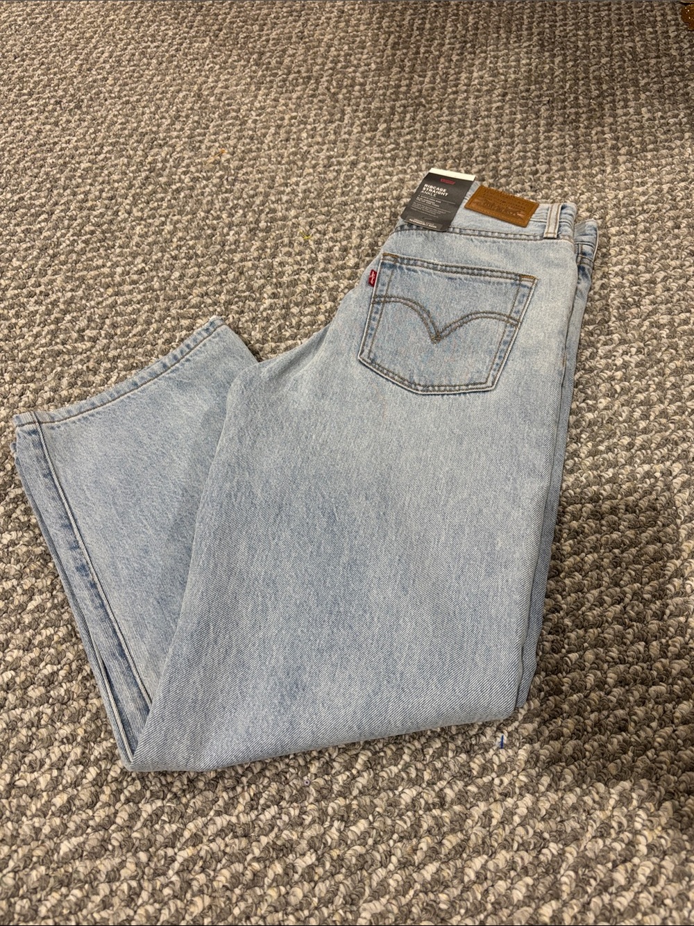 Levi’s Women's Ribcage Straight Ankle Jeans 29 x 27